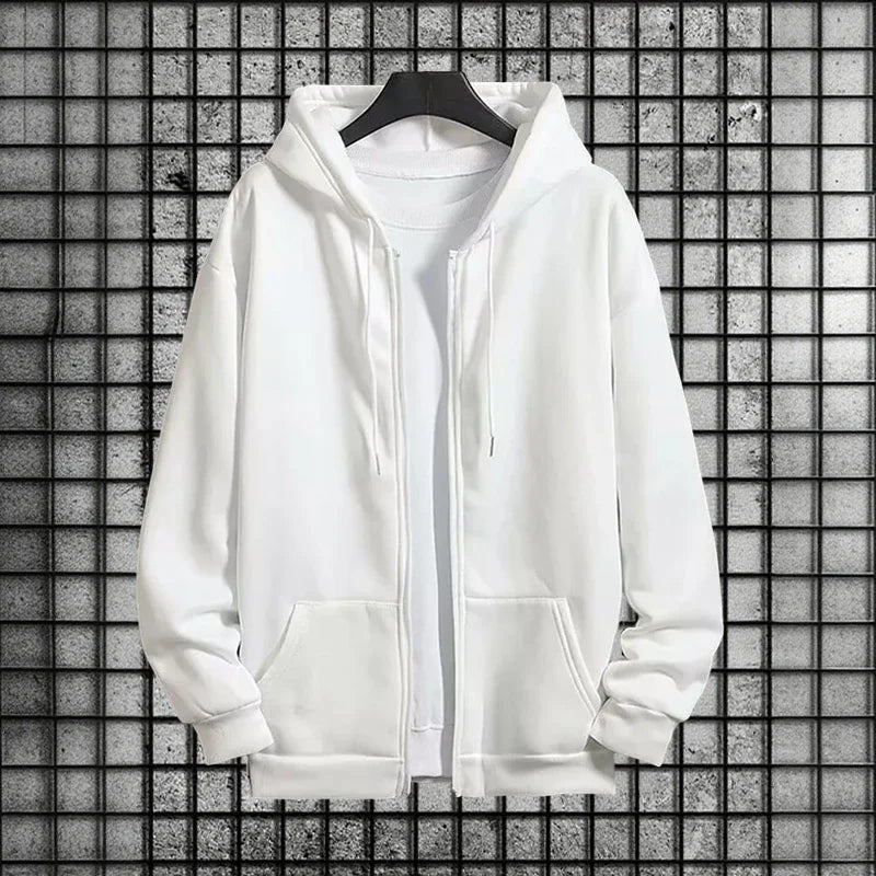 Men’s Casual Zip Hoodie Tracksuit Set
