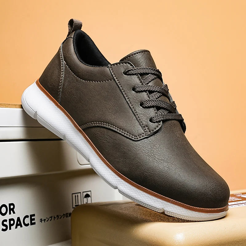Men’s Casual Leather Walking Shoes