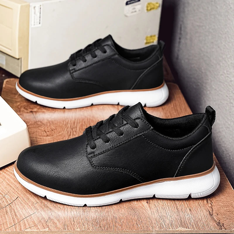 Men’s Casual Leather Walking Shoes