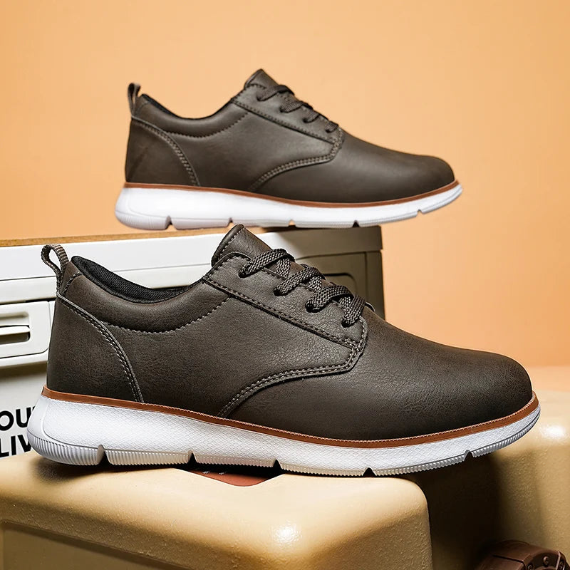 Men’s Casual Leather Walking Shoes