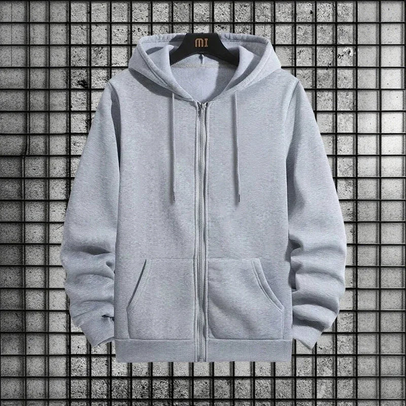 Men’s Casual Zip Hoodie Tracksuit Set