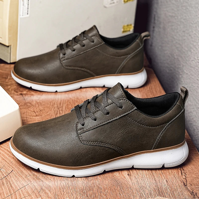 Men’s Casual Leather Walking Shoes