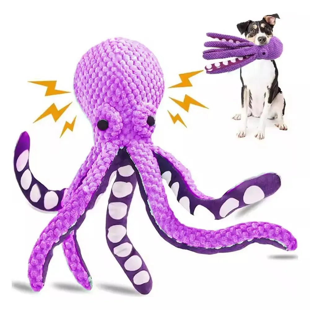 Interactive Octopus Chew Toy for Dogs
