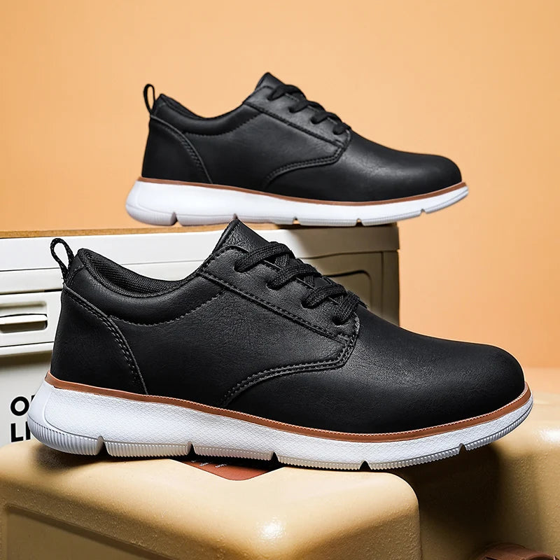 Men’s Casual Leather Walking Shoes