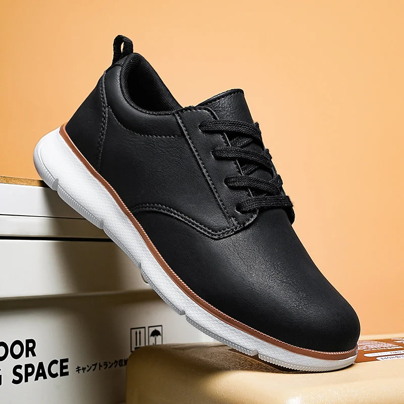 Men’s Casual Leather Walking Shoes