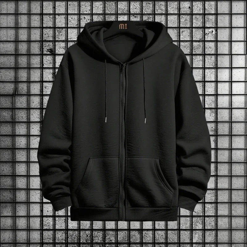 Men’s Casual Zip Hoodie Tracksuit Set